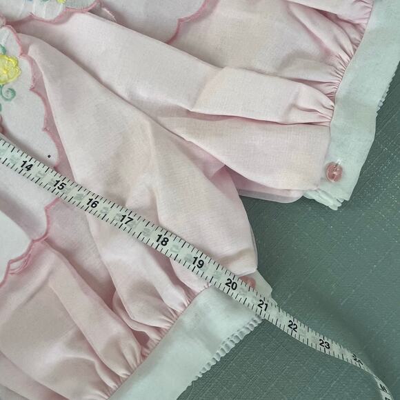 Vintage Narci Stell Pink Ruffle Romper 3T NWT - Picture 10 of 10